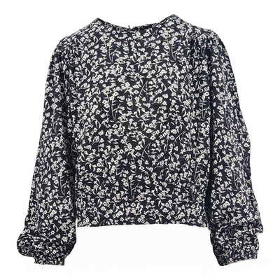 M&S COLLECTION Bluse Baumwollmischung Blumen
