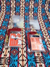 LOT OF 2 JON-E VINTAGE STAINLESS HANDWARMER CIGARETTE LIGHTER BODY WARMER