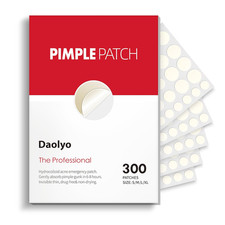 Daolyo Pimple Patches for Face, 4 Size 300 Counts Acne Patches, Hydrocolloid Pat