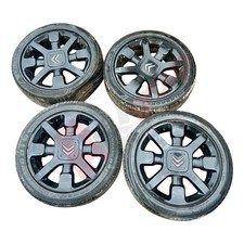 CITROEN C4 CACTUS OEM ALLOY WHEELS WITH TIRES 17'' BLACK 9800494077 9800494077