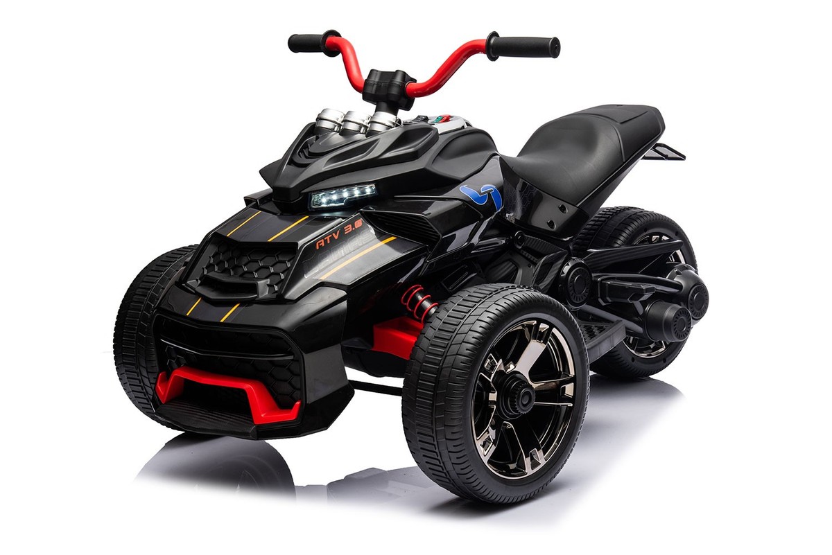 Mini Quad Elettrico per Bambini Ruote 12V ATV Nero