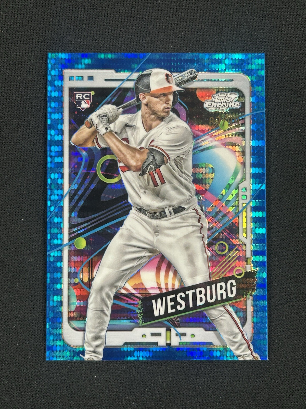 2024 Topps Chrome Cosmic Blue Moon #11 Jordan Westburg /99
