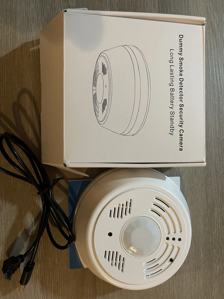 Detector de humo ficticio con cámara Wifi HD ficticia PVP $250 Foto 2 de 4