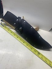 Custom Leather(Gil Hibben-Highlander Bowie) style Knife Sheath…USA Made