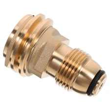 Propane Quick Connect Adapter Fittings Camping Supply Gas Tank Convert Head