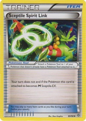 Sceptile Spirit Link - 80/98 - Uncommon (Lp) Ancient Origins - Trainer - Item Po