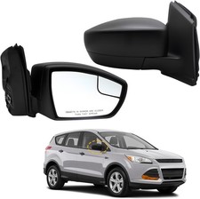 3Pins Right Side Mirror Assembly Compatible with 2013-2016 Escape w/Manual Fo...