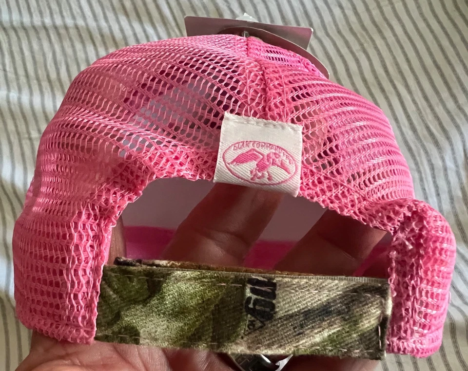 Duck Dynasty Duck Commander Women’s Pink & Camo Brand New Baseball Hat Cap - Image 4 of 4