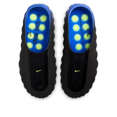 Nike Mind 001 Flyknit Slide Hyper Royal Black IR2175-400 Men's New