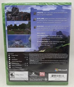 NEW Minecraft Starter Collection Xbox One Game 700 Minecoins Included 