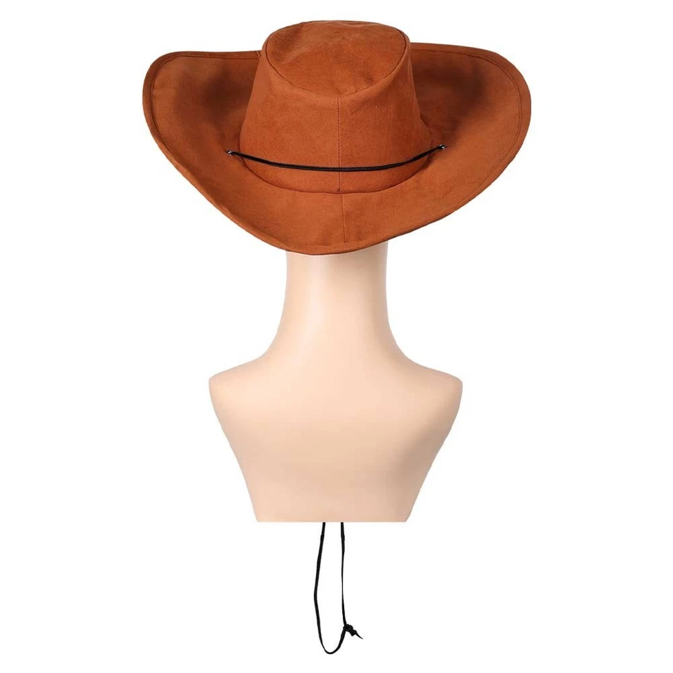 Game FF XVI Tifa Lockhart Western Cowboy Brown Hat Cosplay Accessories Props Cap - Image 4 of 4