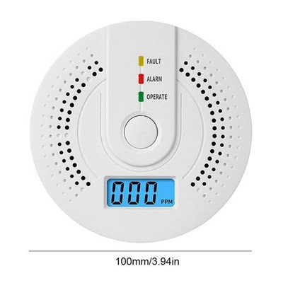CO detector, carbon monoxide detector, gas detector, warning detector