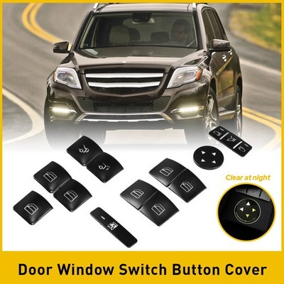 Fit Benz Mercedes E C-Class Car Door GLK Armrest Window Switch Button Cover Trim