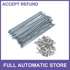 48Set 10G Bicycle Spokes 135mm Bike Wheel Spokes Carbon Steel Galvanized