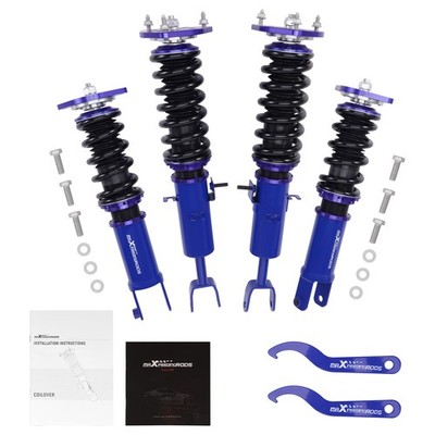 4x Gewindefahrwerk for Nissan 350Z Z33 Skyline Coupe 2003-2008