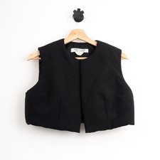 Comme Des Garcons AW17 Cropped Pufer Vest Black