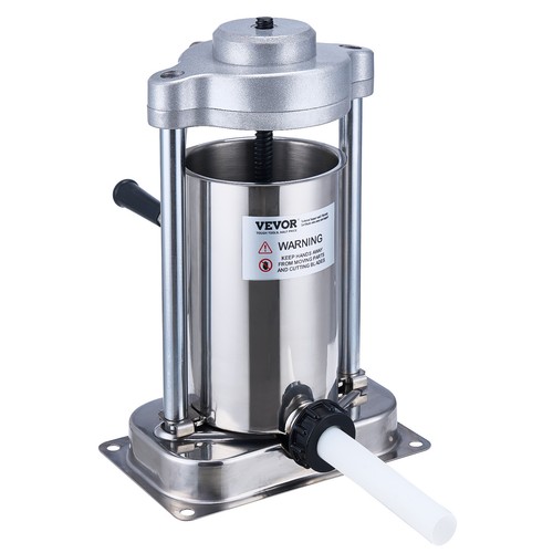 VEVOR Manual Sausage Stuffer 2 L Vertical Sausage Machine 304 Stainless Steel - Picture 11 of 12