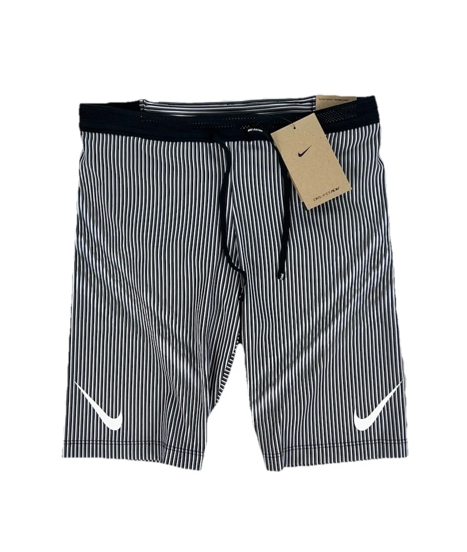 NEW Nike Aeroswift 1/2 Tight Running Shorts Black White Mens Size S FN3369-013
Opens in a new window