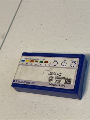 Sumitomo 2NUCNGA432 | New Carbide CBN Tipped Insert | Grade BN700 | 1pc (B13)