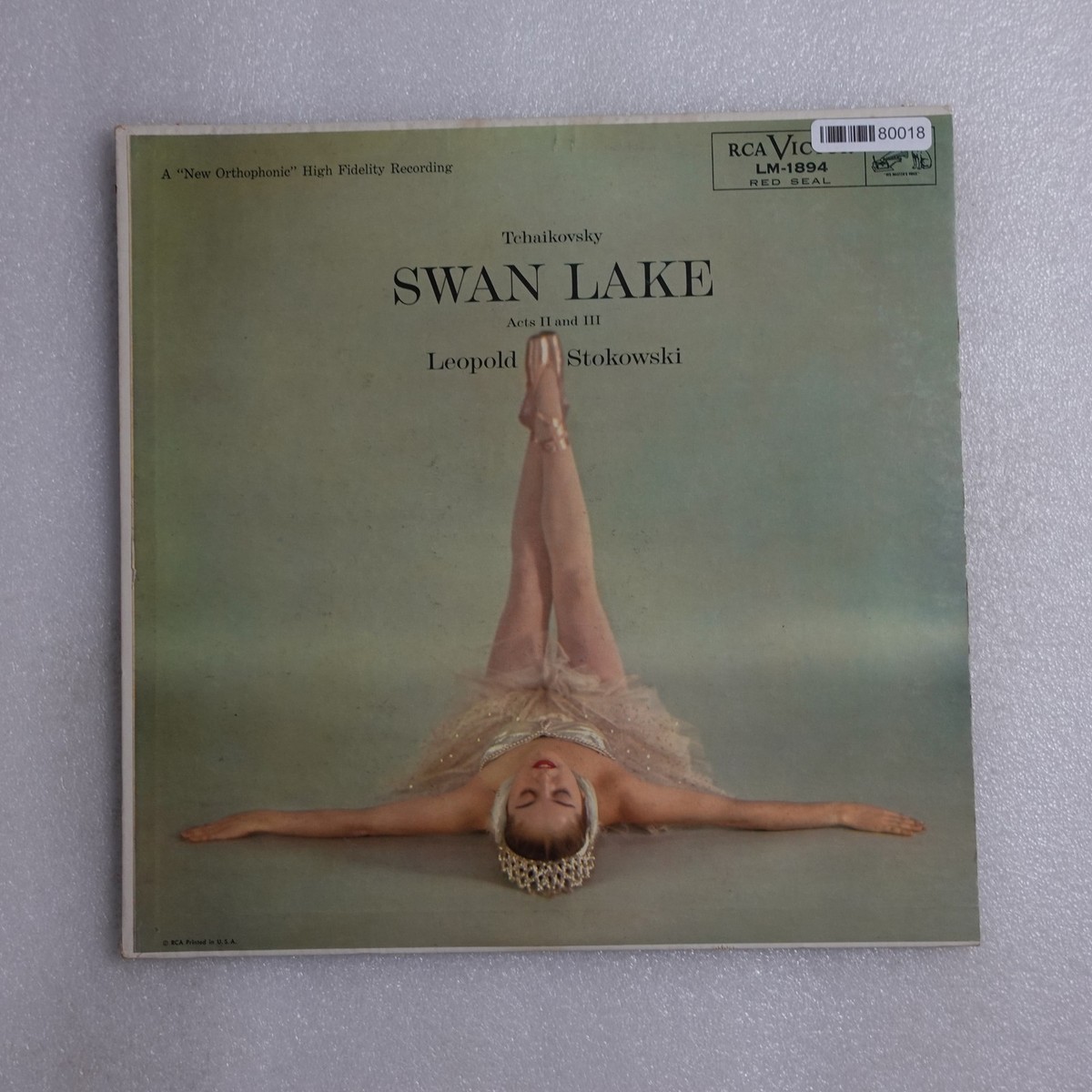 Pyotr Ilyich Tchaikovsky Swan Lake Acts Il And Ill LP Vinyl Album