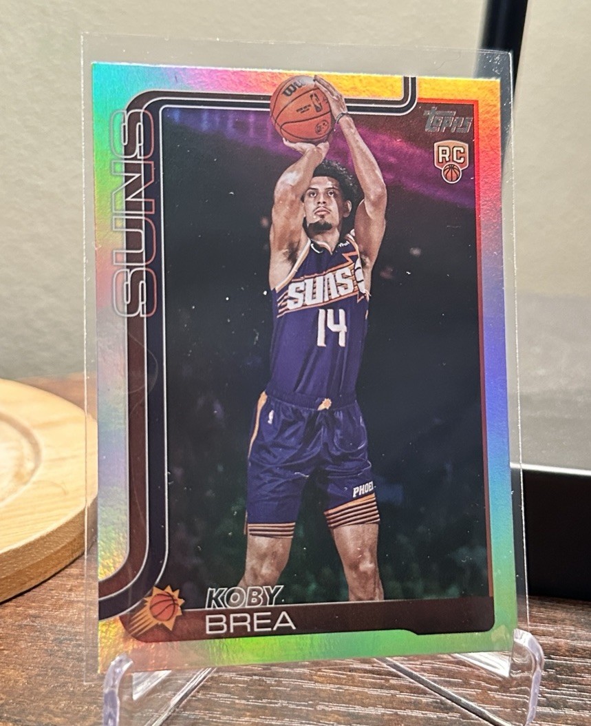 Koby Brea 2025-26 Topps - #242 Rainbow Foilboard (RC) Phoenix Suns