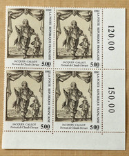 Timbre France 1992 N° 2761 bloc de 4 - Jacques Callot gravure