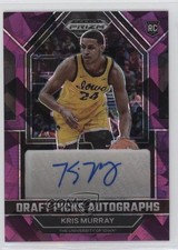 2023-24 Panini Prizm Draft Picks Purple Ice 93/99 Kris Murray #DPA-KMY Auto 03wr
