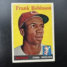 Topps Frank Robinson Cincinnati Redlegs 1958 Baseball Base Set #285 Card