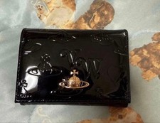 Vivienne Wallet Frame Wallet Black 3 fold Wallet From Japan