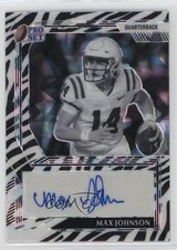 2022 Leaf Pro Set Metal Black & White Zebra Crystals 2/5 Max Johnson Auto 1k4v