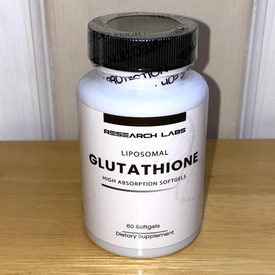 Research Labs ~ LIPOSOMAL GLUTATHIONE ~ 60 Softgels ~ Exp 04/2027