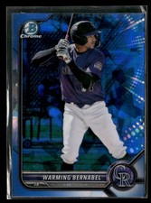2022 Bowman Draft Sapphire Edition Warming Bernabel BDC-179 Colorado Rockies