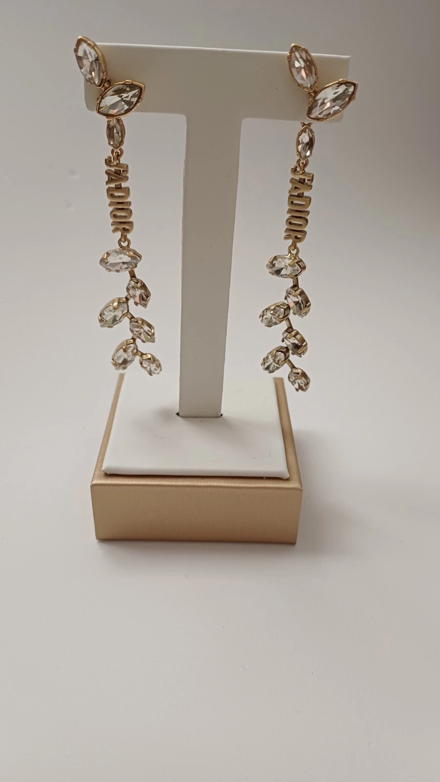 Dior earrings Original Luxury Jewelry Authentic Perfect Receipt As New CD
