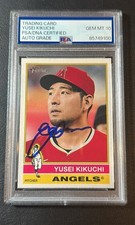 2025 Topps Heritage Yusei Kikuchi PSA 10 Auto #209 Angels 