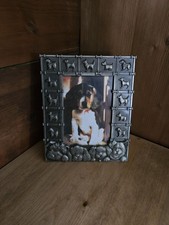 Metal Dog Picture Frame for 3 5 Picture.
