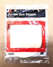 CS Nominal 5"Suction Cup Sink Stopper 7535C Lot of 15 NOS