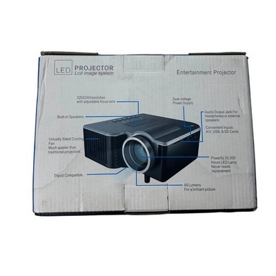 Excelvan Entertainment Mini Projector HD LED LCD Image System