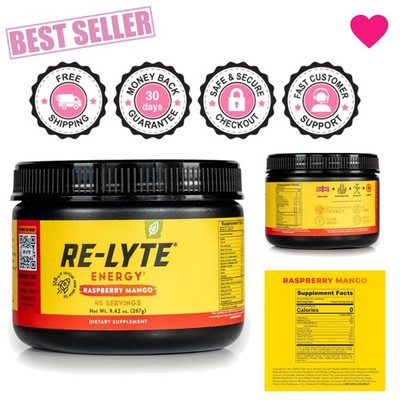 Re-Lyte Electrolyte Drink Mix, Raspberry Mango - Natural Hydration Support