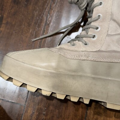 Size 12.5 Adidas Yeezy 950 Moonrock Beige Mens Round Toe Mid-Calf Boots AQ4829 $_12.JPG?set_id=880000500F main image 3