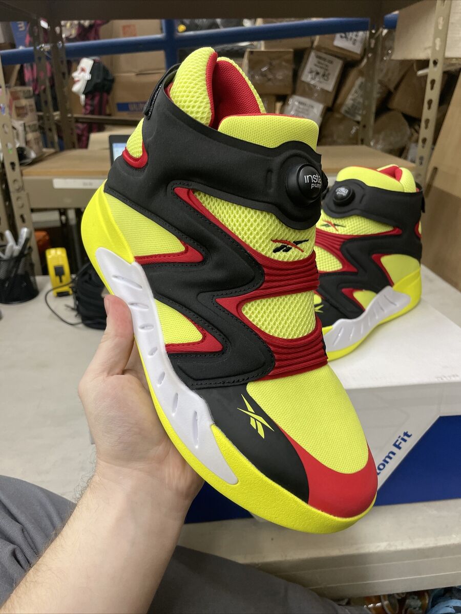 REEBOK INSTAPUMP FURY ZONE ACID YELLOW / BLACK / RED MEN'S REEBOK INSTAPUMP FURY ZONE ACID YELLOW / BLACK / RED MEN'S