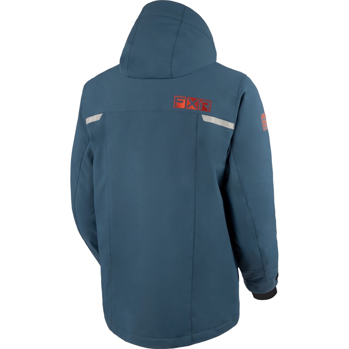 FXR Mens Chute Insulated Snowmobile Jacket Dark Steel/Burnt Orange