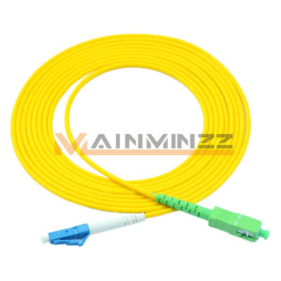 5 Meter SC/APC to LC/UPC SM Single Mode 9/125 Fiber Patch Cord Simplex