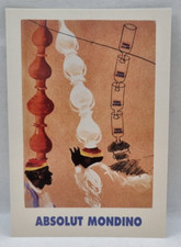 Tarjeta promocional Italia 2002 - Postal - ABSOLUT MONDINO (Aldo) - Absolut Vodka #81