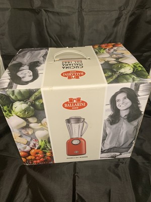 New Open Box BALLARINI Tesoro 2-in-1 Countertop Blender, Red Fast Shipping