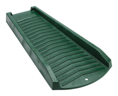 Amerimax 3012-12 Durable Vinyl Green Splash Block 2 H x 11 W x 24 L in.