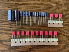 Denon DP-37F Recap Kit Capacitors Turntable Speed Repair Set (28 parts)