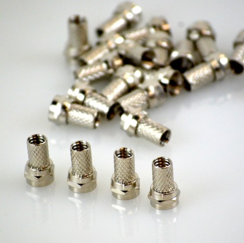 F-Connector Screw On End Plug for Sky Satellite Virgin Coaxial Cables RG6 - Picture 5 of 10