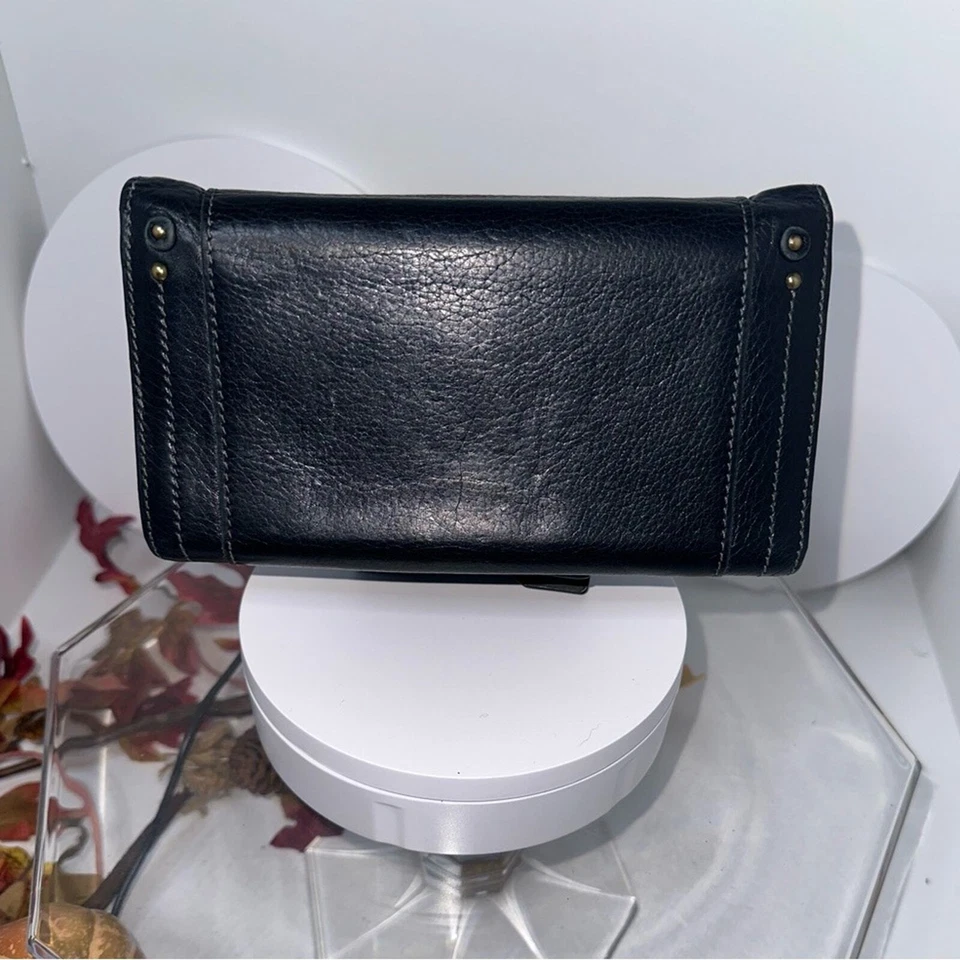 Cartera Paddington de cuero negra Chloe con cerradura y llave COMO ESTÁ Foto 2 de 4