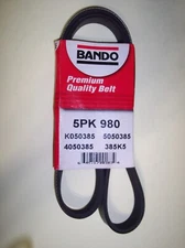 BANDO Serpentine Belt 5PK980 Premium Quality Made in the USA