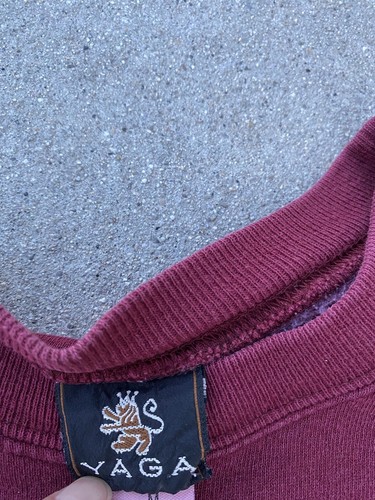 Vintage 90s Yaga Skater Sweater Crewneck Sweater Sweatshirt Size M RARE - Picture 5 of 8